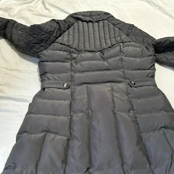 Betsey Johnson Jacket Women Small Gray Quilted Puffer Down Coat - Picture 8 of 8